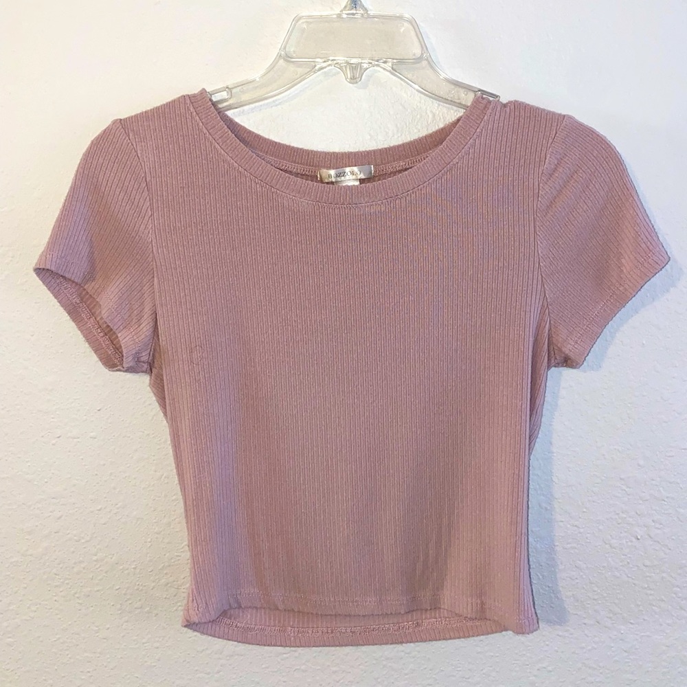 Pink Bozzolo crop top- listed size medium but fits more like a small